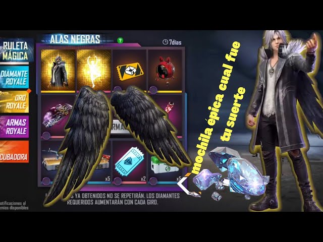 como conseguir la mochila alas de vampiro en free fire