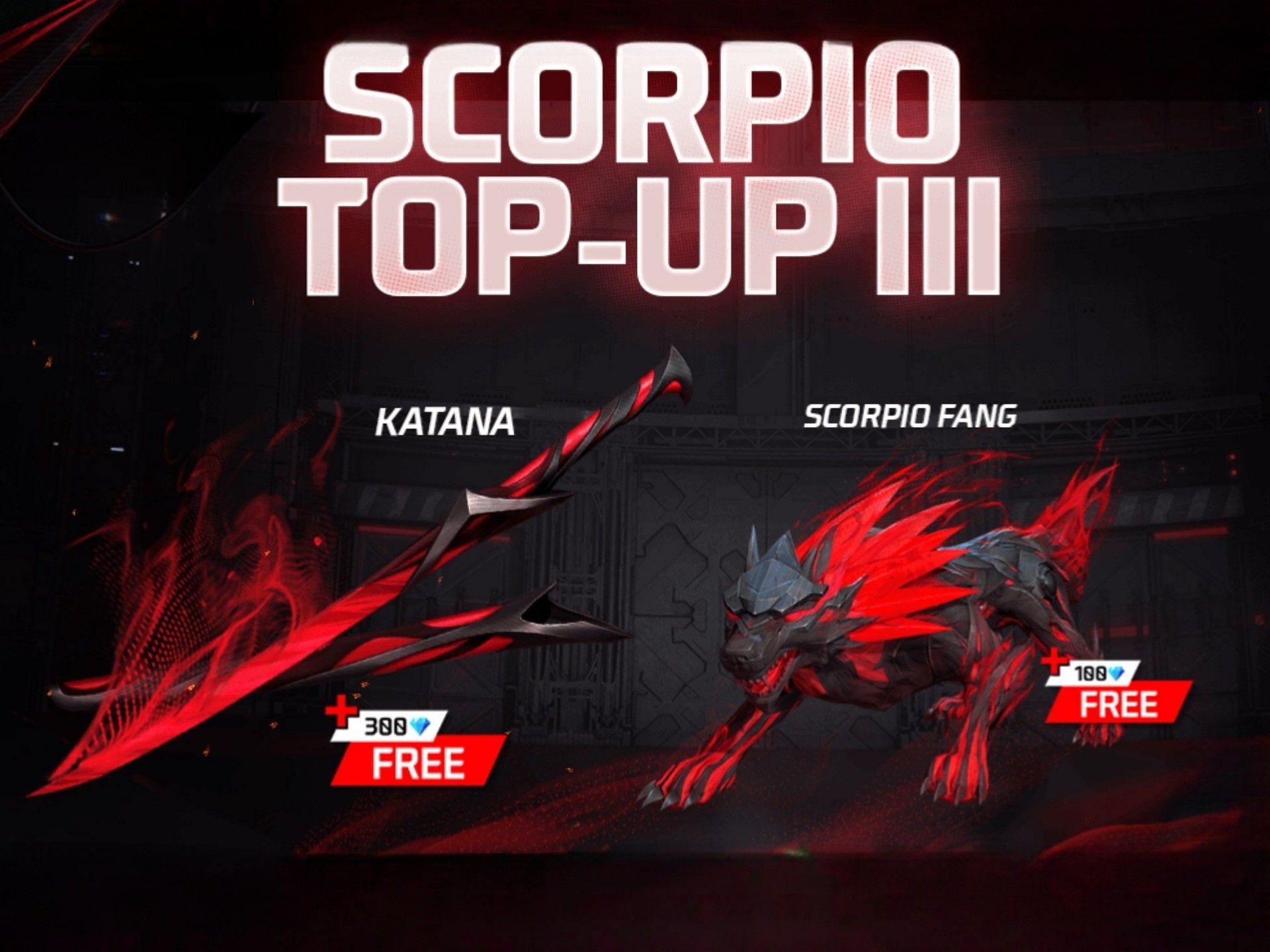 nuevo evento scorpio top up 3 en free fire max recompensas fecha de finalizacion y mas detalles